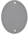 Missing Vendor Weatherproof Round Blank Cover - GRAY GREY