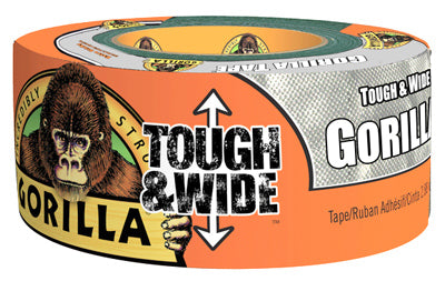 Gorilla Glue 2.88 in. X 25 YD Tough & Wide Gorilla Duct Tape - SILVER SILVER