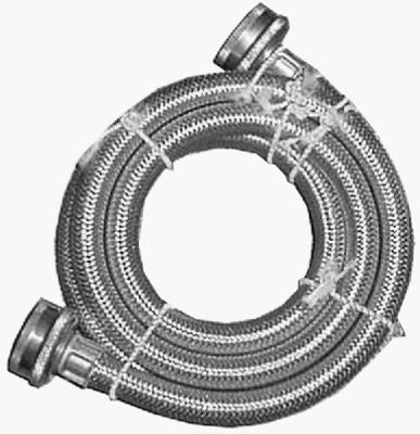 Homewerks 48 In. Washing Machine Hose - Stainless Steel Stainless steel