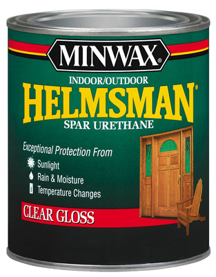 Minwax Indoor/Outdoor Helmsman Spar Urethane Finish PINT - GLOSS - CLEAR PT