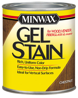 Minwax Semi-Transpaent Gel Stain QUART - CHESTNUT CHESTNUT