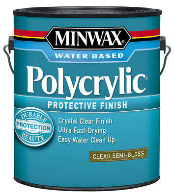 Minwax Polycrylic Protective Finish GAL - SEMI-GLOSS - CLEAR GAL