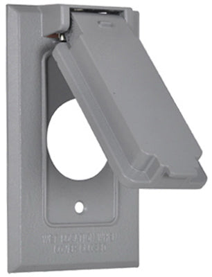 Missing Vendor Weatherproof Flip Cover - Vertical - GRAY GREY