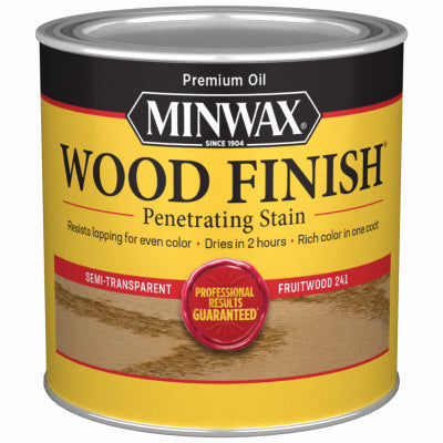 Minwax Wood Finish Semi-Transparent HALF PINT - FRUITWOOD FRUITWOOD / 1/2PT