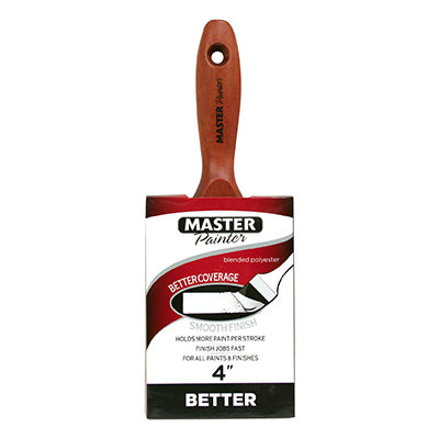 Master Painter 4 in. Flat Paint Brush