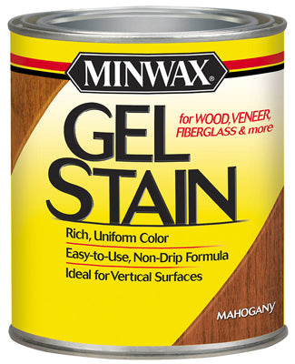 Minwax Semi-Transpaent Gel Stain QUART - MAHOGANY MAHOGANY