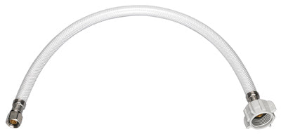 Homewerks 16 In. Toilet Connector Supply Line - Reinforced Poly Vinyl