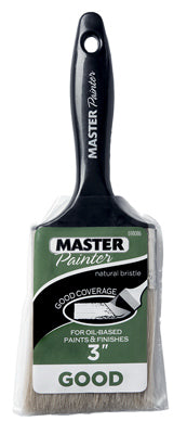 Master Painter 3 in. China Bristles Flat Paint Brush 3IN