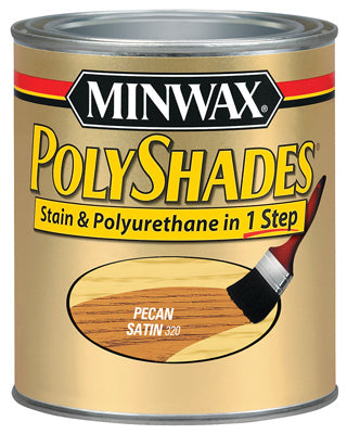 Minwax Polyshades Wood Stain Finish QUART - SATIN - PECAN SATIN_PECAN / QT