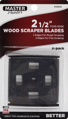 Master Painter 2-1/2 in. 4-Edge Scraper Blades - 2 PACK 2_1/2IN