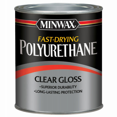 Minwax Fast-Drying Polyurethane Finish QUART - GLOSS - CLEAR QT