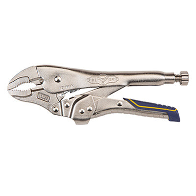 IRWIN INDUSTRIAL TOOL Vise-Grip 10 in. Locking Pliers With Cutter - Curved Jaw