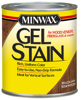 Minwax Semi-Transpaent Gel Stain QUART - BRAZILIAN ROSEWOOD BRAZILIAN_ROSEWOOD