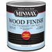 Minwax Wood Finish Water-Based Semi-Transparent Color Stain QUART - TRUE BLACK BLACK 