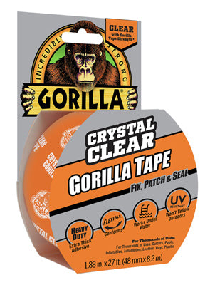 Gorilla Glue 27 FT Crystal Clear Gorilla Tape CLEAR / 27FT