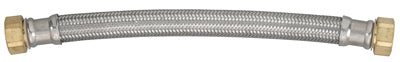 Homewerks 3/4-fip X 3/4-fip X 12 In. Water Heater Connector - Braided Stainless Steel