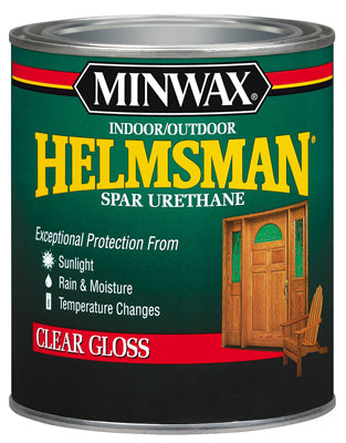 Minwax Indoor/Outdoor Helmsman Spar Urethane Finish QUART - GLOSS - CLEAR QT