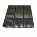 Quality Rubber Rubber Ring Wash Rack Mat - 3 Ft. X 3 Ft.