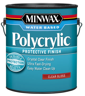 Minwax Polycrylic Protective Finish GAL - GLOSS - CLEAR GAL