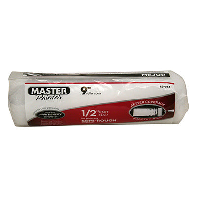 Master Painter 9 in. x 1/2 in. Premium Knit Paint Roller Cover - Nap 9X1/2IN
