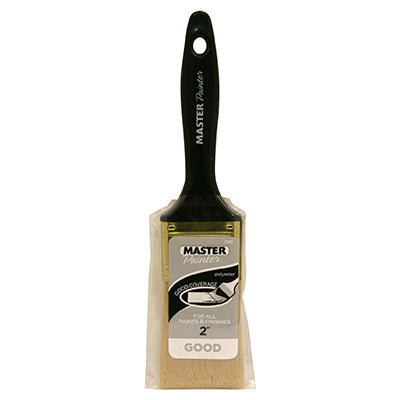 Master Painter 2 in. Beavertail Handle Flat Polyester Paint Brush 2IN
