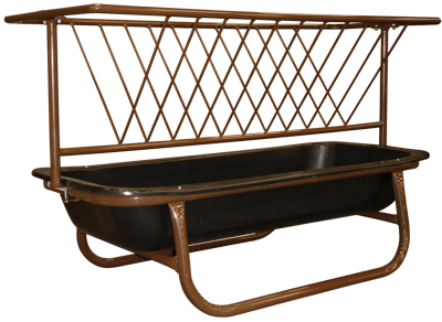 Priefert Bunk Feeder with Hay Rack, 5ft