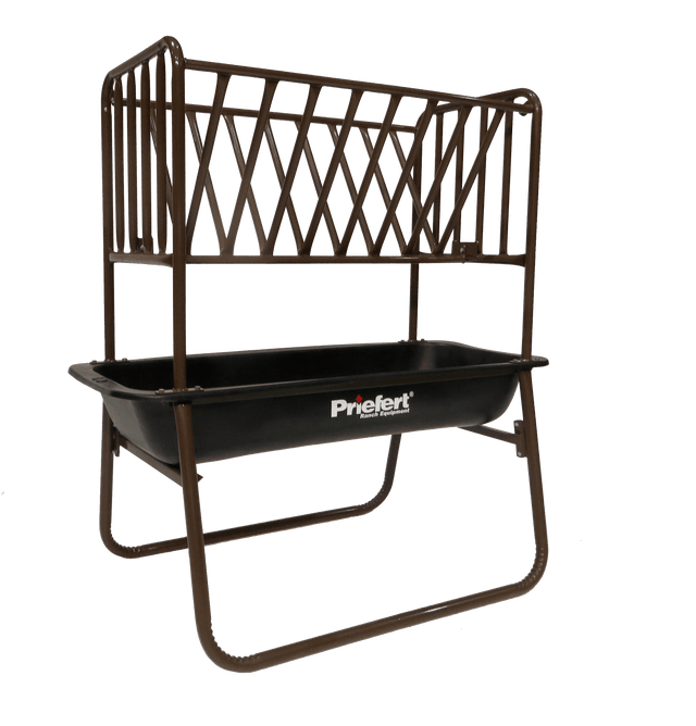 Priefert Horse Bunk Feeder with Hay Rack, 5ft