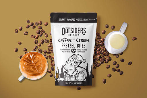 Outsiders Kitchen Coffee + Cream Pretzel Bites COFFEE_CREAM / 7OZ