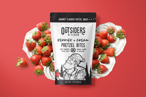 Outsiders Kitchen Berries + Cream Pretzel Bites BERRIES_CREAM / 7OZ