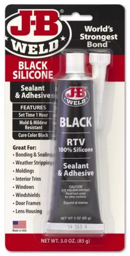 J-B Weld Black Silicone Sealant & Adhesive