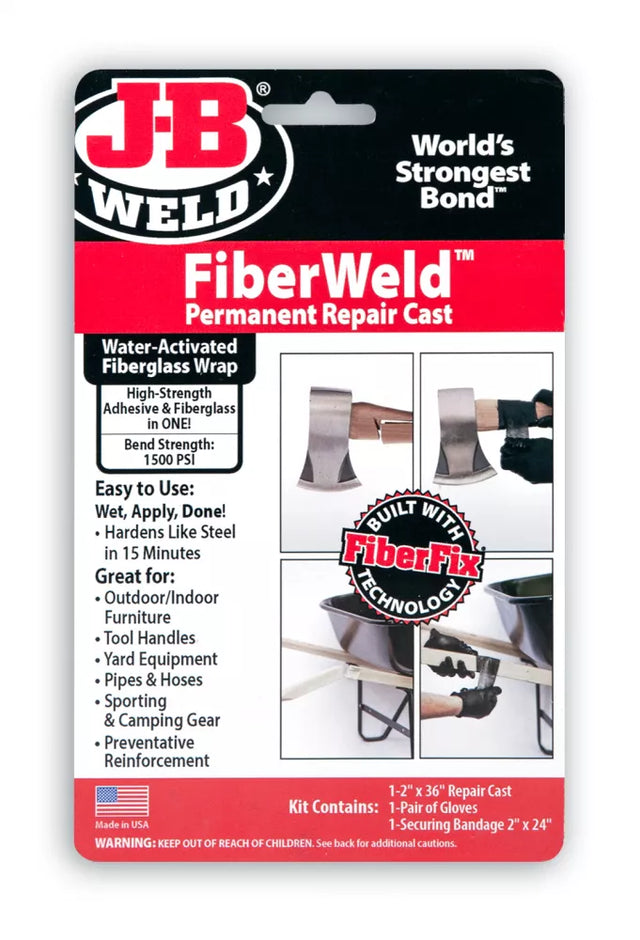 J-B Weld FiberWeld Permanent Repair Cast, 2in x 36in