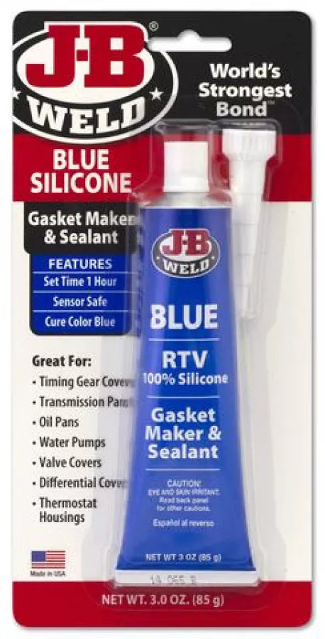 J-B Weld Blue Silicone Gasket Maker & Sealant