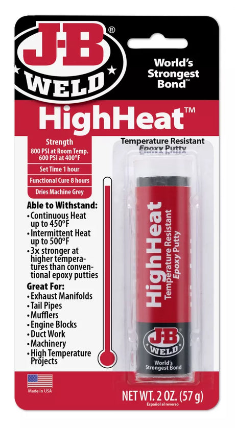 J-B Weld HighHeat Epoxy Putty, 2oz