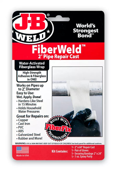J-B Weld FiberWeld Pipe Repair Cast, 2in