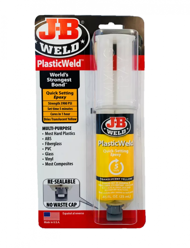 J-B Weld PlasticWeld Syringe, 25ml