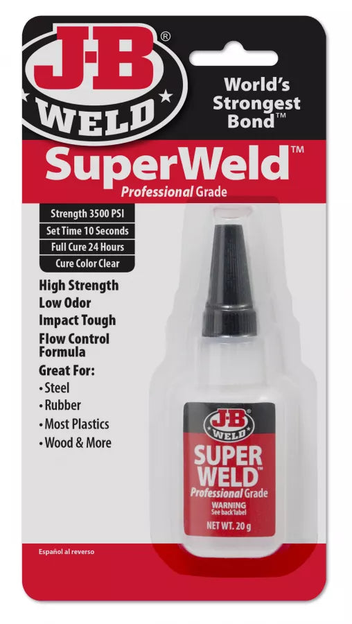 J-B Weld SuperWeld Instant Adhesive, 20g