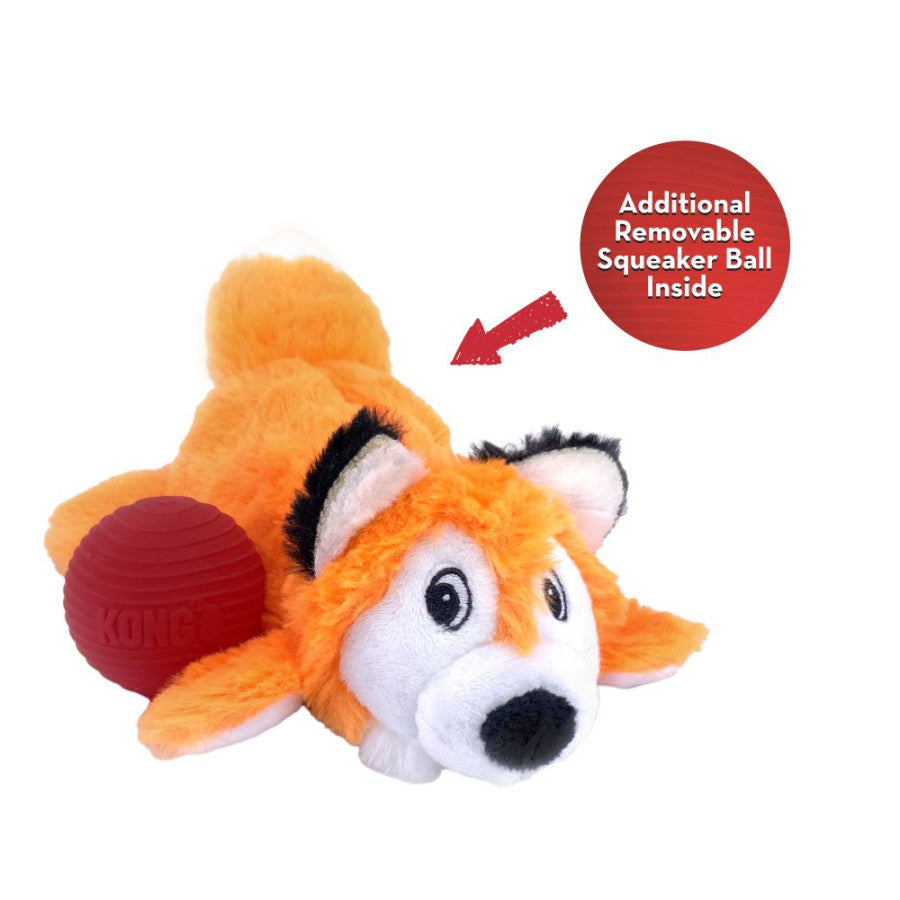 Kong Cozie Pockets Fox Dog Toy, Small