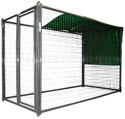 Priefert Kennel Shade, 5 x 10 GREEN