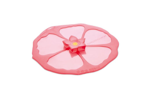 Charles Viancin Pink Silicone 8 Inch Hibiscus Lid