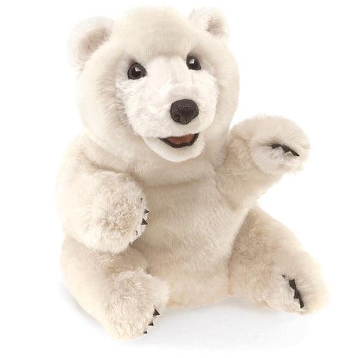 Folkmanis Sitting Polar Bear Puppet