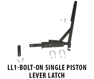 Priefert Lever Gate Latch, Single Piston