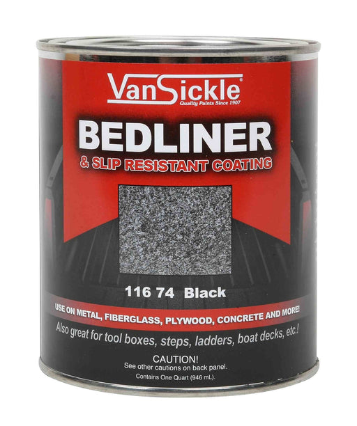 Van Sickle Bedliner & Slip Resistant Coating Qt - Satin Black