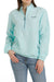 Cinch Women's 1/2 Zip Windbreaker / Light Blue