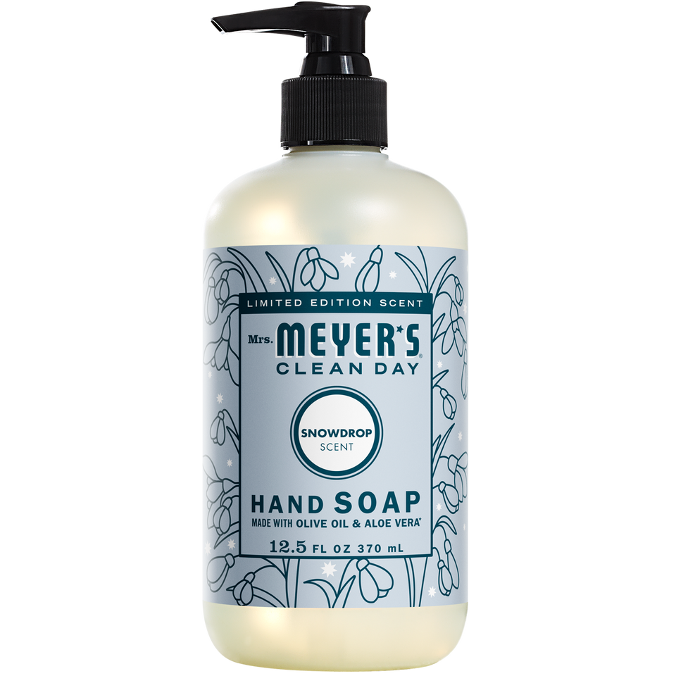 Mrs. Meyers Snowdrop Liquid Hand Soap 12.5OZ