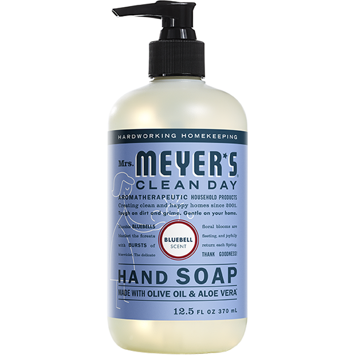 Mrs. Meyers Bluebell Liquid Hand Soap 12.5OZ