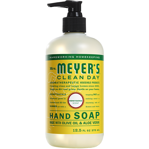 Mrs. Meyers Honeysuckle Liquid Hand Soap 12.5OZ HONEYSUCKLE