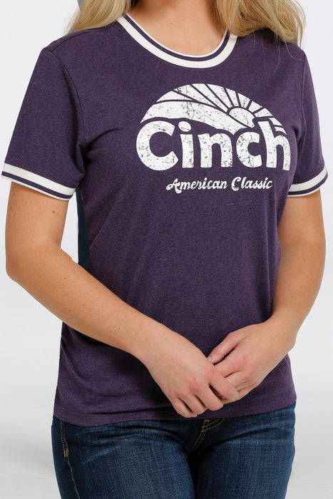 Cinch Women's American Classic Tee / Dark Purple