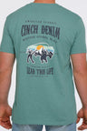 Cinch Men's Lead This Life Tee / Heather Green