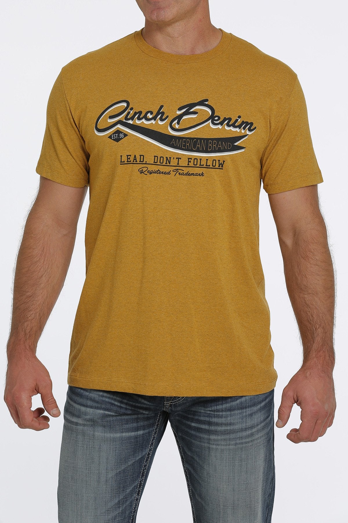 Men's Cinch Denim Tee / Gold