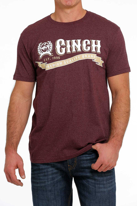 Men's Cinch Premium Quality Brand Tee / Purple